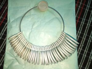 Unused Plastic Ring Sizer