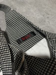 Houndstooth Print Mini Dress