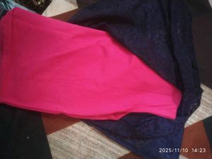 Pink &amp; Blue Lace Top