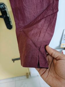 Beautiful Comfortable Pink Cotton Handloom Pants