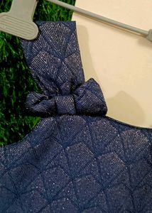 Sparkly Navy Blue Party Dress