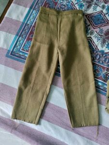 Vintage Khaki Two-Piece Set