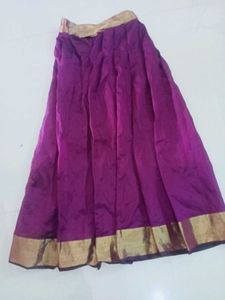 Traditional Purple Skirt Nd Blouse