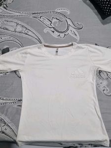 Adidas White T-Shirt