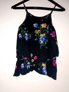 sleeveless western top for women