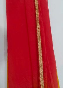 Red & Gold Dupatta