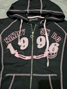 Y2K BC jeans Black 96 Six LS Hoodie