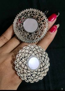 Oxidize Mirror Ring