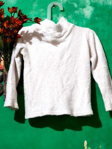 White Woolen Top