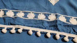 Blue Embroidered Tunic