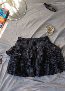 Y2k Polka Dots Skirt🖤🌸