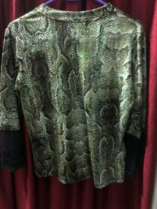 Snake Print Top.