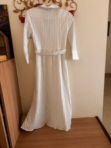 New One Zw Collection Stripped Shirt Dress