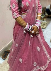 Pink Bridal Lehenga Choli