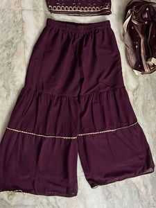 Embroidered Sharara Set