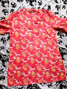 Printed short kurta