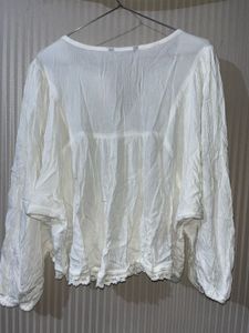 Embroidered Peasant Blouse