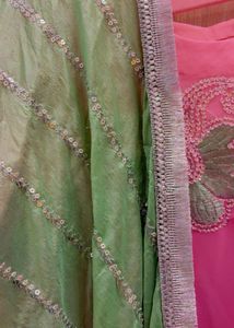 Pink Embroidered Ethnic Gharara set