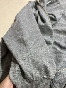 Gray Zip-Up Hoodie