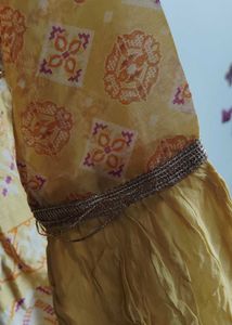 full length flared ethnic dress