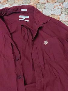Burgundy Casual Shirt