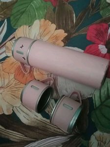 Vaccum Flask 500ml 3 Cup Set