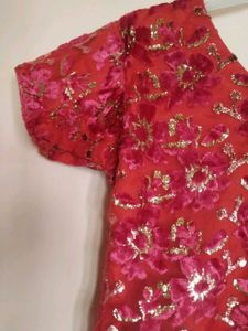 Beautiful Heavy Look Kurti With Bottom 💖