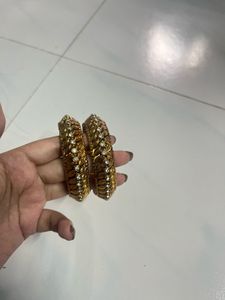 Beautiful South Indian Necklace With Free Bangles