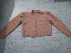 Cute pink Knit Cardigan