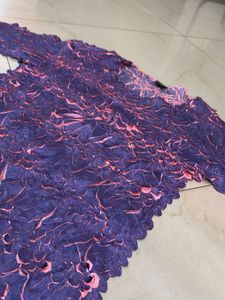 Textured Purple Top