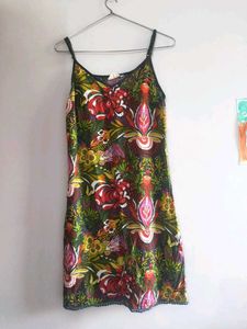 Floral Print Slip Dress