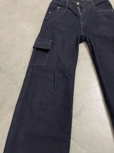 Black Wide Leg Cargo Pants ❤️‍🔥