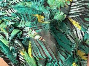 Tropical Print Maxi Dress