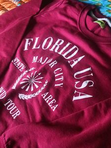 Burgundy 'Florida' Sweatshirt