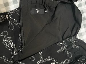 Chain Print Mini Dress