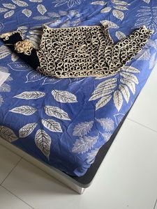 Embroidered Black Shrug