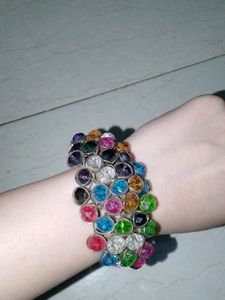 Red And Multi Jewellery Set
