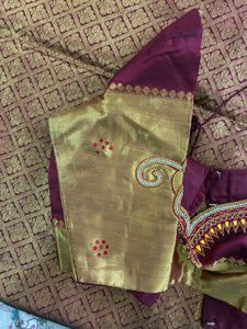 Pure Kanchi Silk Saree With Blouse