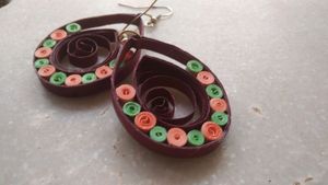 Quilled Funky Earrings