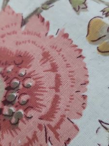 Floral Fabric with Branch Design