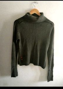 Olive High Neck
