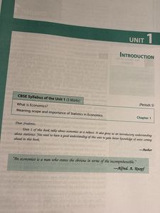 Economics Class XI Textbook