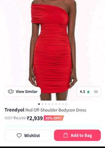 Urbanic Off Shoulder Bodycon Dress