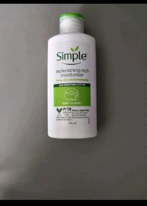 Simple Replenishing rich Moisturiser
