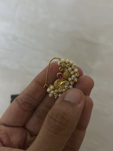 Affordable Marathi Style Nath And Earrings