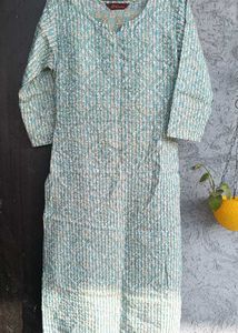 embroided Printed Kurti set