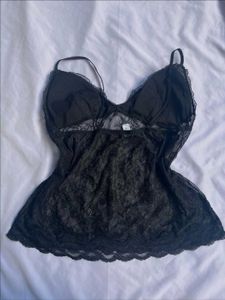 Black Lace Cami Top