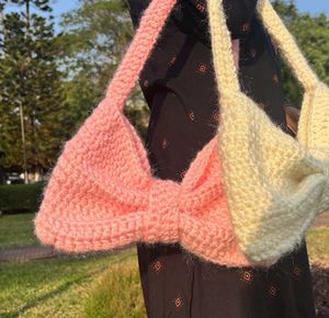 pink crochet bag 🎀