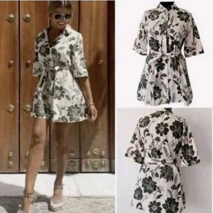 Floral Shirt Dress