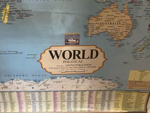 Brand New  World Map Poster